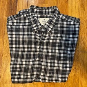 American Eagle Plaid Button Down